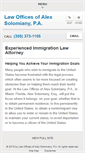 Mobile Screenshot of immigrationlawmiami.com